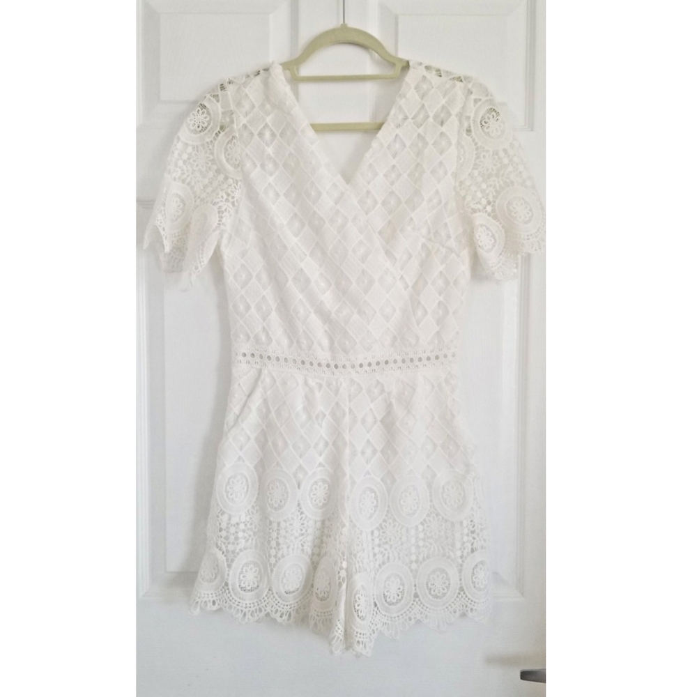 Unique White Jumpsuit Rumpers Overall